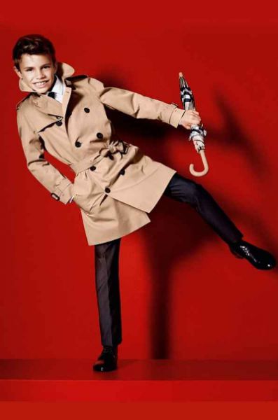 Lep kot oče: 10-letni Romeo Beckham v svoji prvi modni kampanji