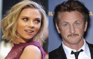 Scarlett Johansson in Sean Peen potrdila strastno zvezo