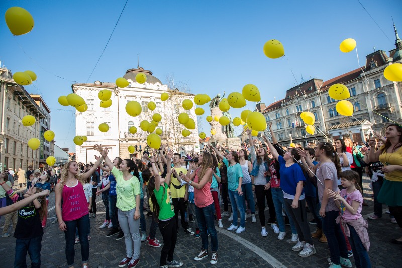 FOTO! Tako je plesala srečna Ljubljana!