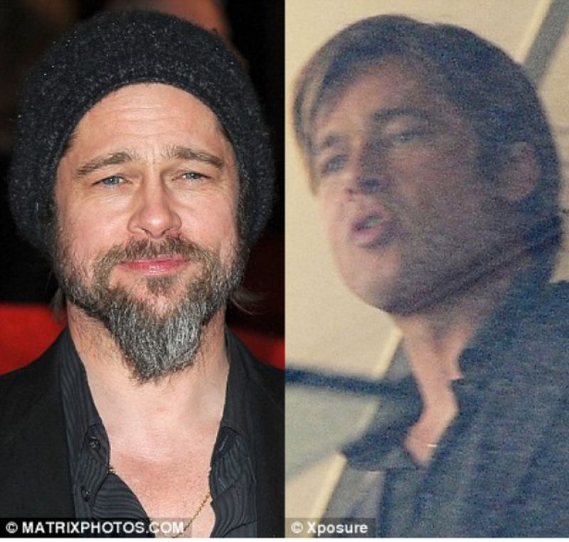 UAU! Brad Pitt obril brado in dokazal, da je še vedno najlepši
