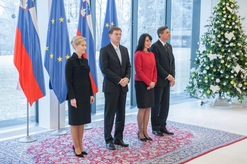 Miro Cerar uradno v spremstvu nove partnerice