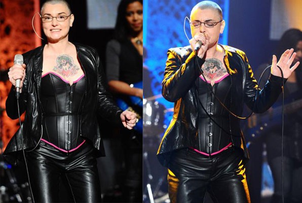 BIZARNO Sinead O Connor v neokusnem korzetu