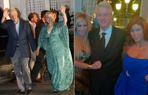 UPS! Nasmejani Bill Clinton se slini v družbi porno zvezde