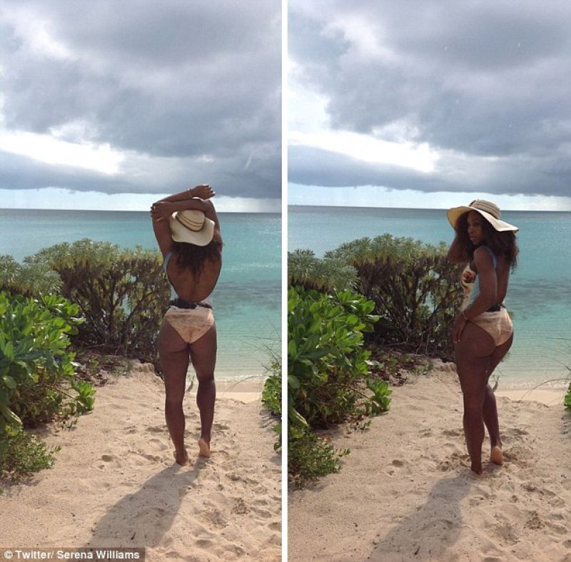 Kakšne obline! Serena Williams je prava bomba in to tudi pokaže