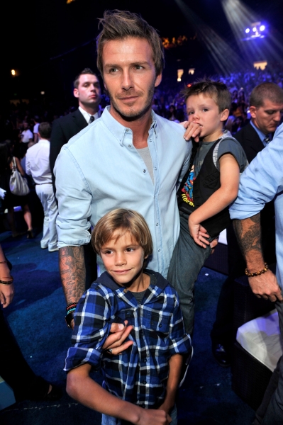 NEVERJETNO 8-letni Romeo Beckham že postal modni oblikovalec