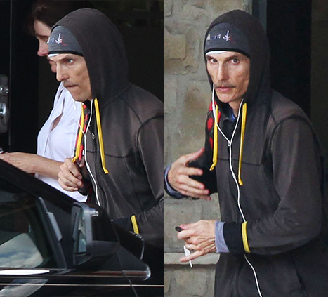 Foto: Matthew McConaughey kljub izstradanosti še vedno telovadi