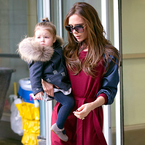 Victoria Beckham: Pred hčerko se ne liči