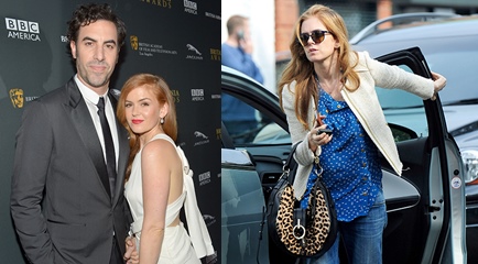 Isla Fisher in Sacha Baron Cohen pričakujeta tretjega otroka!