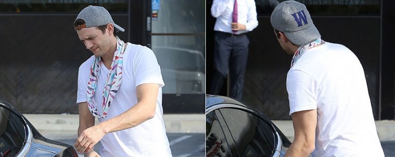 Foto! Ashton nosi kapo s prvo črko imena svoje hčerke