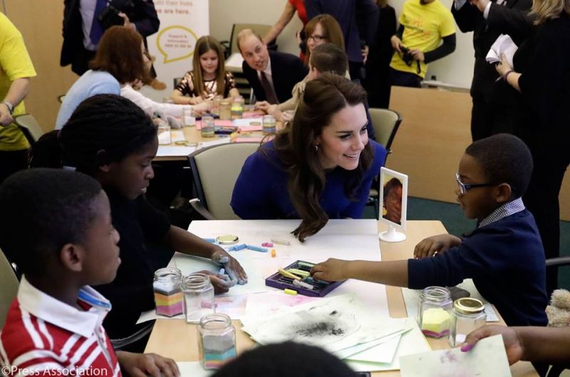 Kate in William obiskala center za pomoč otrokom in staršem