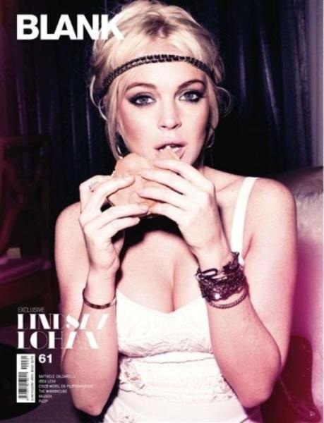 HOT! Prsata Lindsay Lohan pozirala razgaljena in s cigareto v ustih