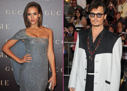 Jessica Alba in Johnny Depp sta najbolj zaželjena zvezdnika