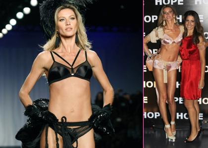 OPA! Gisele Bundchen na modni brvi pokazala izklesano telo