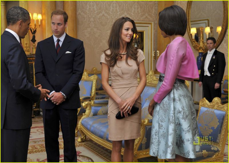 FOTO Princ William in Kate na obisku pri zakoncih Obama