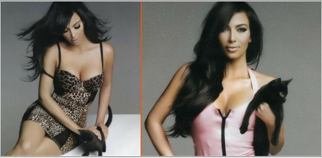 FOTO Kim Kardashian je seksi kot mačka