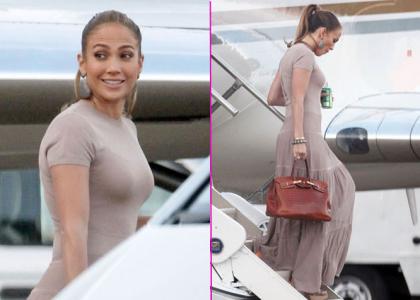 FOTO Čudovita Jennifer Lopez v Londonu z ljubkima dvojčkoma