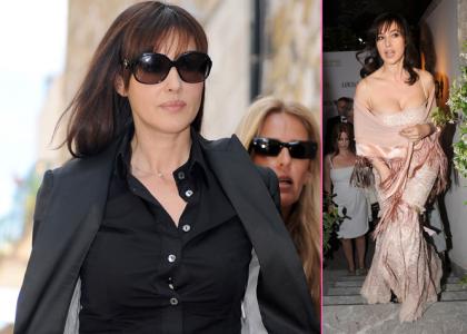 Krasotica Monica Bellucci: Osupnila z mamljivim dekoltejem