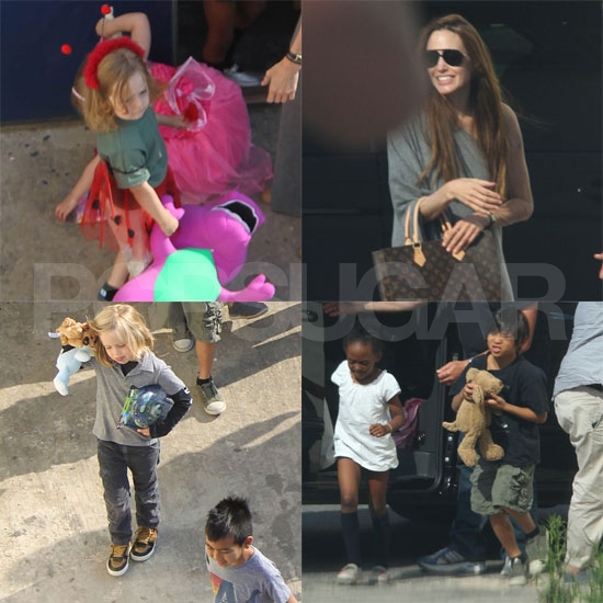 FOTO Angelina Jolie z razigranimi otroki uživa na Malti