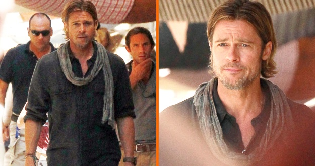 FOTO Brad Pitt spet nosi kozjo bradico