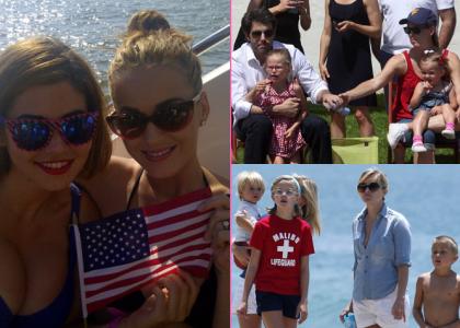 FOTO Hollywoodski zvezdniki praznovali Dan neodvisnosti