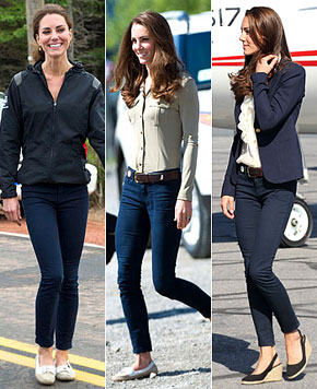 OJOJ! Kate Middleton že tri dni nosi iste kavbojke