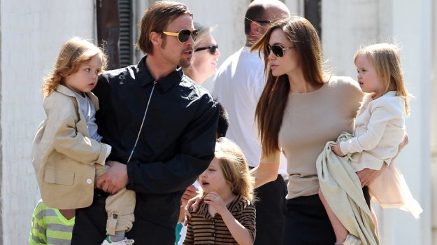 Angelina Jolie in Brad Pitt: Dopustovala bosta v Angliji