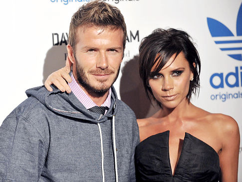 Zakonca Beckham: Naročila zlate odtise hčerkinih nog in rok