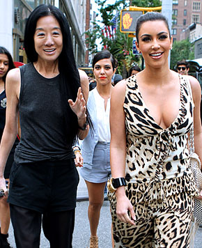 Kim Kardashian bo nosila poročno obleko Vere Wang