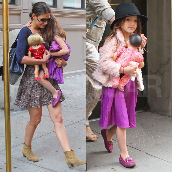FOTO Modna ikona Suri Cruise obožuje svojo vijolično oblekico
