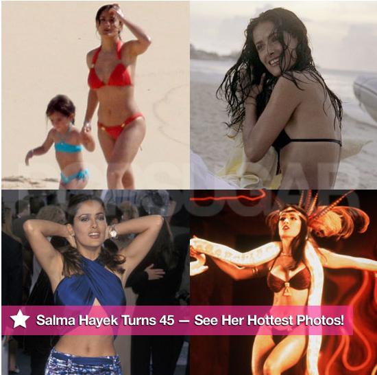 Zapeljivka Salma Hayek dopolnila 45 let: Najbolj vroče fotke slavljenke