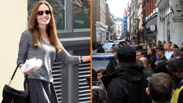 Angelina Jolie zaustavila ves promet v Londonu