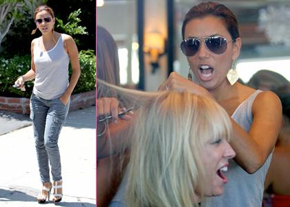Eva Longoria odhaja v frizerske vode
