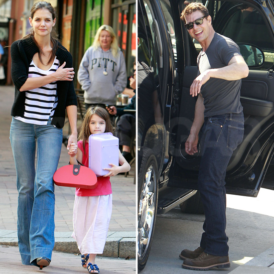 Medtem ko Tom Cruise dela, se Katie in Suri zabavata