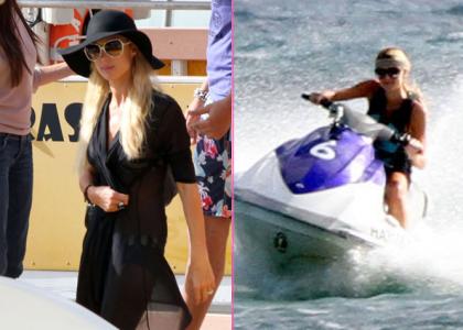 Paris Hilton na gliserju: Uživa v havajskem soncu