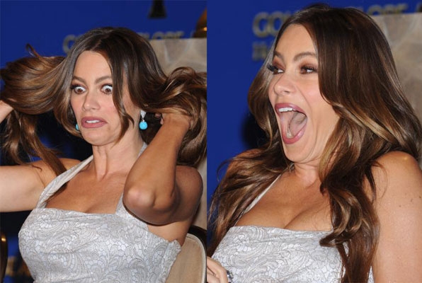Sofia Vergara: Kadar dela takšne grimase ni prav nič lepa
