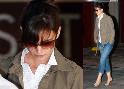 Suri Cruise razvajajo tudi na snemanju