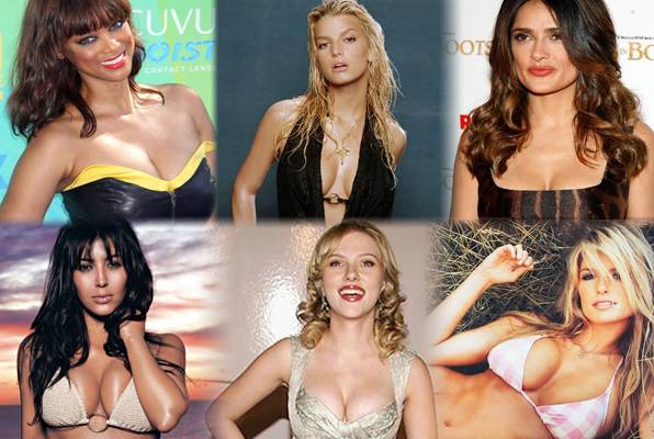 HOT! Hollywoodske zvezdnice z najlepšim oprsjem