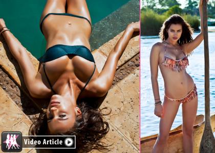 Vau! Irina Shayk: Vroča bejba zapeljuje ob bazenu