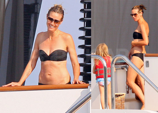FOTO Heidi Klum kljub štirim otrokom navdušuje s svojo postavo