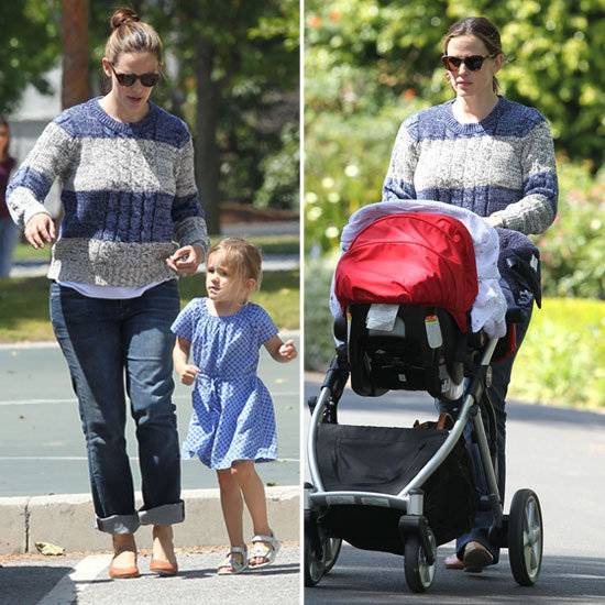 Jennifer Garner dan preživela s Seraphino in Samuelom