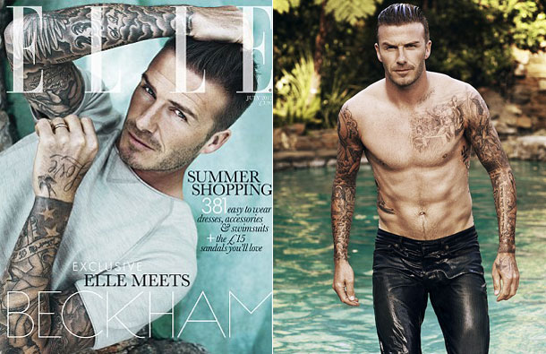 Seksi in razgaljeni David Beckham samo za vas!