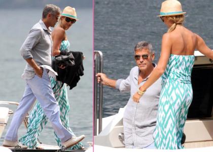 George Clooney z drago užival na ladji