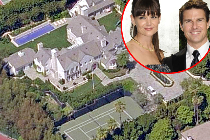 Na prodaj bodo luksuzne hiše Toma Cruisa in Katie Holmes