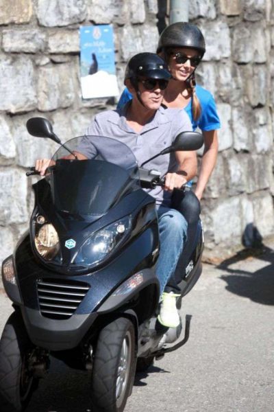 George Clooney in Stacy Keibler uživata v Italiji