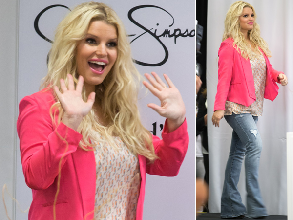 Jessica Simpson navdušila z vitko postavo