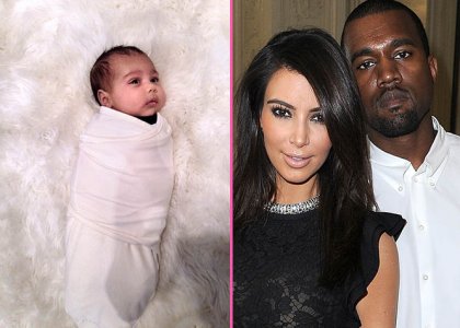 VROČE! Kim Kardashian pokazala še eno fotografijo hčerkice