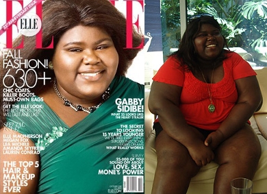 ŠKANDAL Revija Elle posvetlila kožo temnopolte igralke Gabourey Sibide