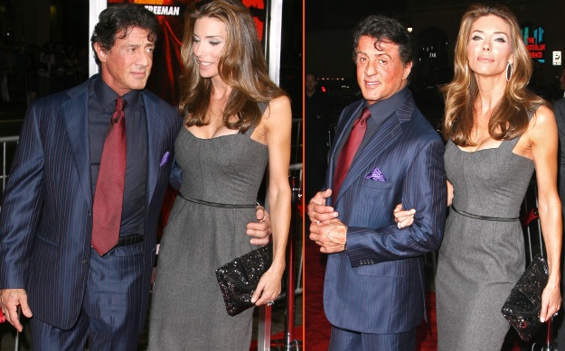 FOTO Plastični Sylvester Stallone ima hudo seksi ženo
