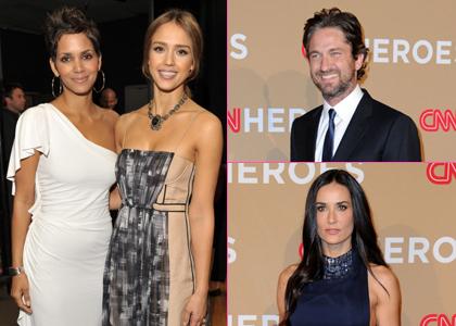 Zapeljivki Halle Berry in Jessica Alba počastili čilske rudarje