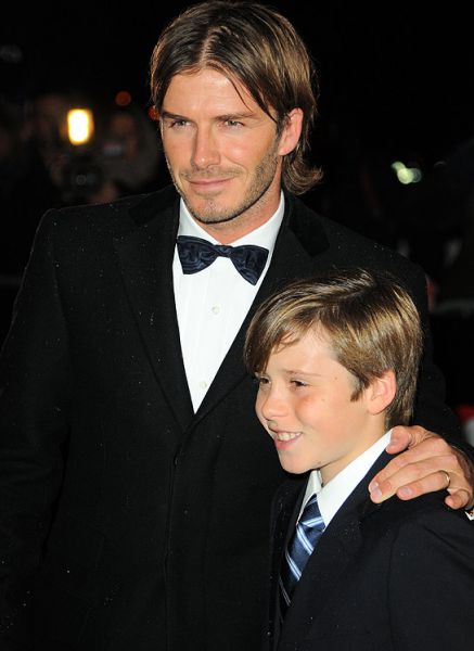 Šarmantni David Beckham ponosno poziral s sinom